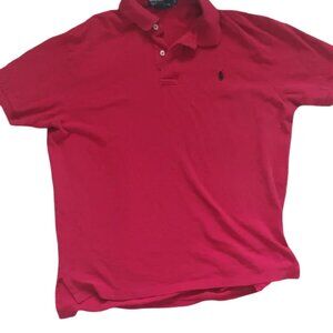 Polo by Ralph Lauren Classic Red Men's Large Polo Shirt